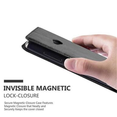 Nokia Lumia 535 lommebokdeksel case (svart)