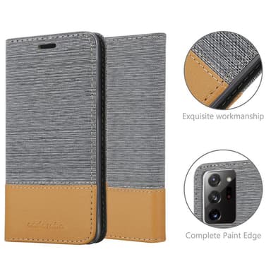 Samsung Galaxy NOTE 20 PLUS lommebokdeksel etui (grå)
