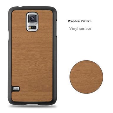 Samsung Galaxy S5 / S5 NEO Hardt Deksel Case (brun)