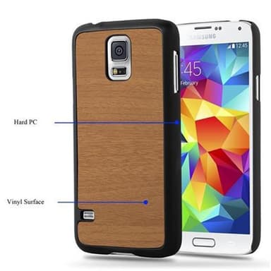 Samsung Galaxy S5 / S5 NEO Hardt Deksel Case (brun)