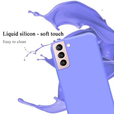 Samsung Galaxy S21 5G silikondeksel case (lilla)