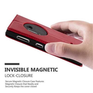 Nokia Lumia 1020 lommebokdeksel case (rød)