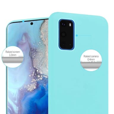 Deksel Samsung Galaxy S20 Silikon cover (blå)