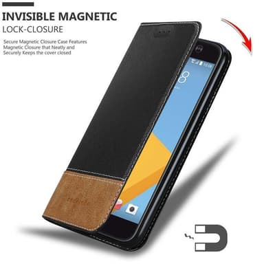 HTC ONE M10 Deksel Case Cover (svart)
