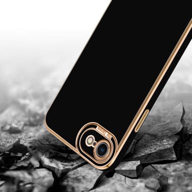 iPhone 7 / 7S / 8 / SE 2020 silikondeksel cover (svart)
