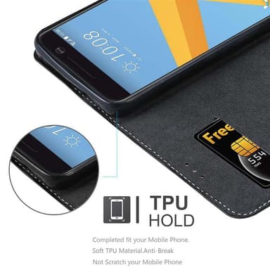 HTC ONE M10 Deksel Case Cover (svart)