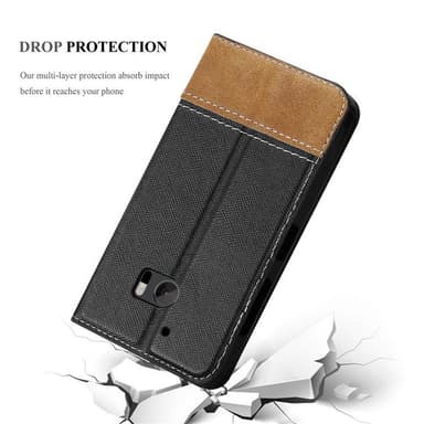 HTC ONE M10 Deksel Case Cover (svart)