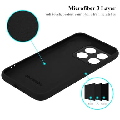 OnePlus 10T / ACE PRO silikondeksel case (Svart)