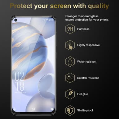 Oukitel C21 3x Skjermbeskytter Skärmskydd