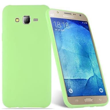 Deksel Samsung Galaxy J7 2015 Silikon cover (grønn)