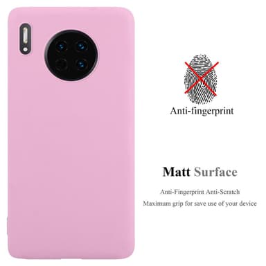 Deksel Huawei MATE 30 Silikon cover (rosa)