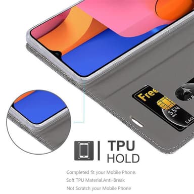 Samsung Galaxy A21 lommebokdeksel etui (grå)