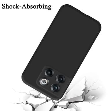 OnePlus 10T / ACE PRO silikondeksel case (Svart)