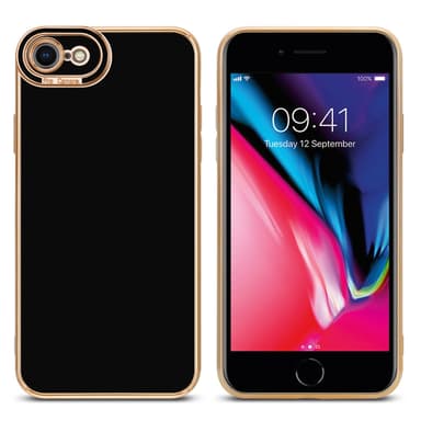 iPhone 7 / 7S / 8 / SE 2020 silikondeksel cover (svart)
