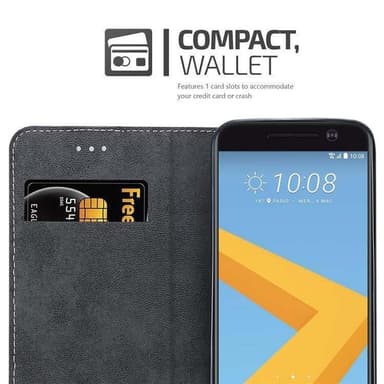 HTC ONE M10 Deksel Case Cover (svart)