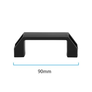 Bærehåndtak Håndtak Plasthåndtak Svart (90mm)