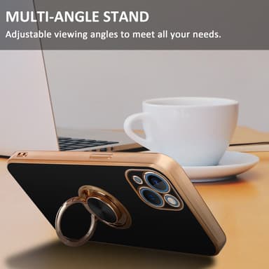 iPhone 13 MINI silikondeksel case (svart)