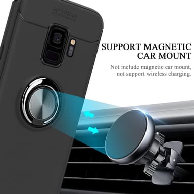 Samsung Galaxy S9 silikondeksel cover (svart)