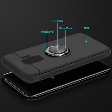 Samsung Galaxy S9 silikondeksel cover (svart)