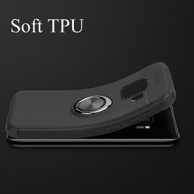 Samsung Galaxy S9 silikondeksel cover (svart)