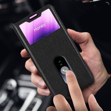 OnePlus 5 lommebokdeksel cover (svart)