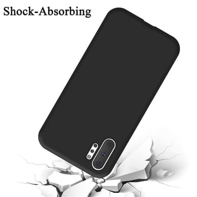 Samsung Galaxy NOTE 10 PLUS silikondeksel case (svart)