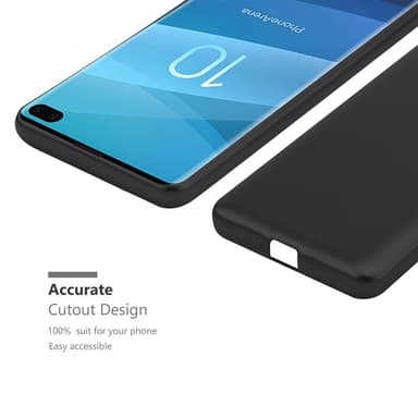 Deksel Samsung Galaxy S10 PLUS Case Cover (svart)