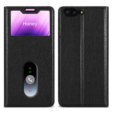 OnePlus 5 lommebokdeksel cover (svart)