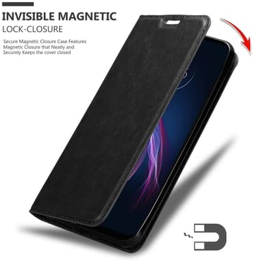 Motorola ONE FUSION+ lommebokdeksel case (svart)