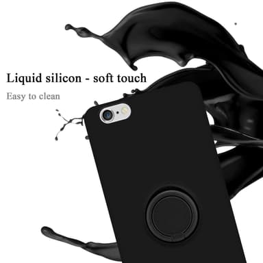 Deksel iPhone 6 PLUS / 6S PLUS Ring Case (svart)