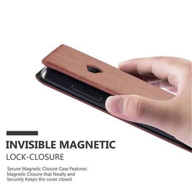 Nokia Lumia 535 lommebokdeksel case (brun)