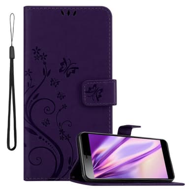 Sony Xperia L3 lommebokdeksel Blomster (lilla)