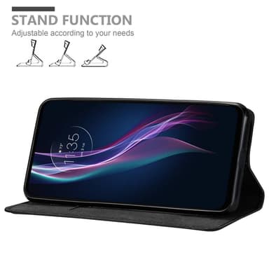 Motorola ONE FUSION+ lommebokdeksel case (svart)