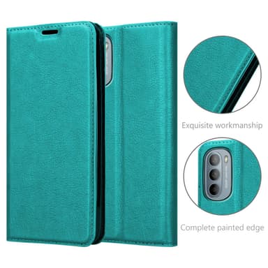 Motorola MOTO G31 / G41 lommebokdeksel case (turkis)