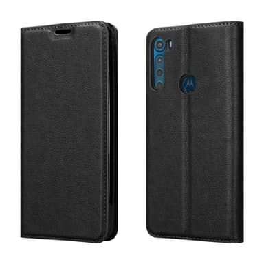 Motorola ONE FUSION+ lommebokdeksel case (svart)