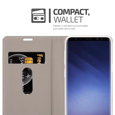 Samsung Galaxy S9 PLUS lommebokdeksel etui (grå)