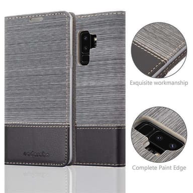 Samsung Galaxy S9 PLUS lommebokdeksel etui (grå)