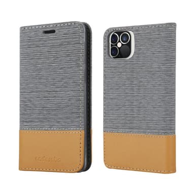 iPhone 12 / 12 PRO lommebokdeksel etui (grå)