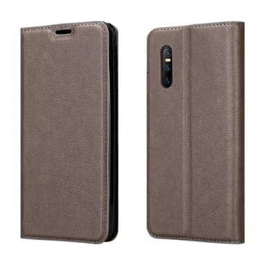 Vivo S1 lommebokdeksel case (brun)