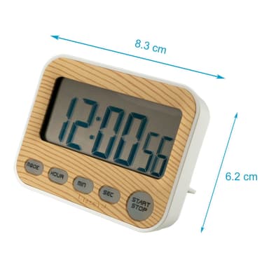 Kjøkkentimer Kort tidtaker Eggtimer med LCD-display