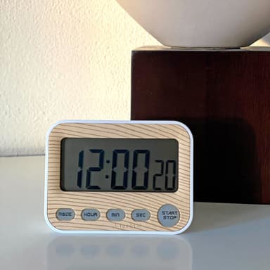 Kjøkkentimer Kort tidtaker Eggtimer med LCD-display