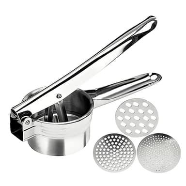 Potetstapper i rustfritt stål Spätzlepress (sølv)