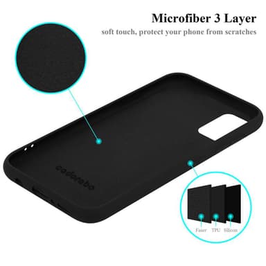 Samsung Galaxy A41 silikondeksel case (svart)