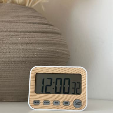 Kjøkkentimer Kort tidtaker Eggtimer med LCD-display