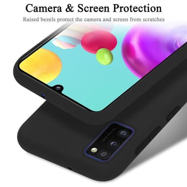 Samsung Galaxy A41 silikondeksel case (svart)
