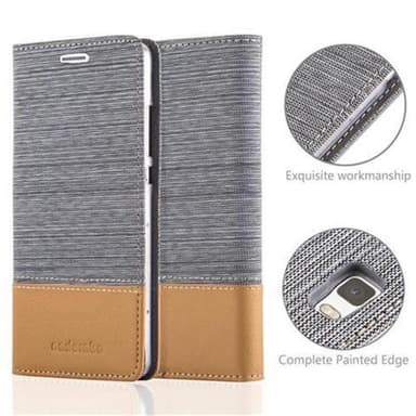 Huawei P8 LITE 2015 lommebokdeksel etui (grå)