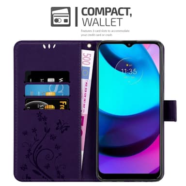 Motorola MOTO E20 / E30 / E40 lommebokdeksel Blomster