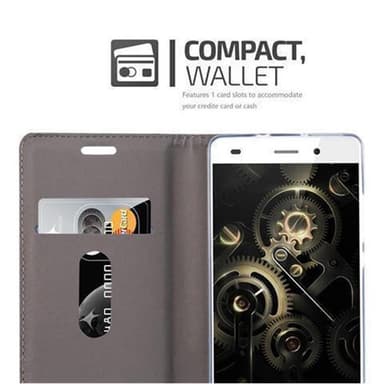 Huawei P8 LITE 2015 lommebokdeksel etui (grå)