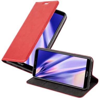 Honor 7C / Huawei Y7 2018 lommebokdeksel case (rød)