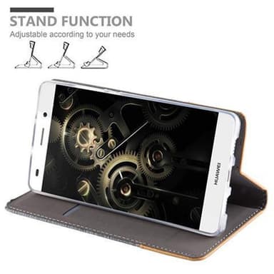 Huawei P8 LITE 2015 lommebokdeksel etui (grå)